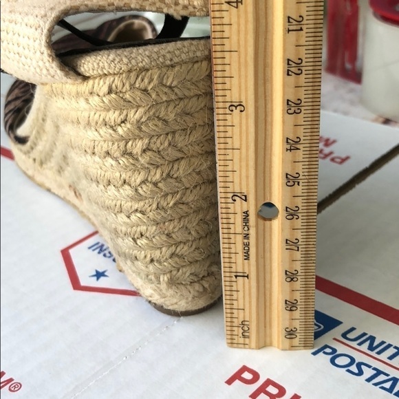 Adrienne Vittadini Animal  Print Women’s Summer Wedges Sandals - Picture 8 of 8